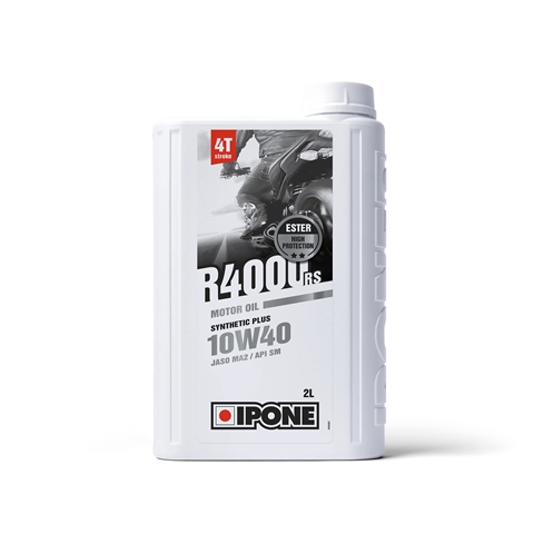 Ulei motor Ipone R4000 RS 10W40 4T 2L disponibil in ambalaj de 2 L. Asigura protectie si performanta optima in conditii variate.