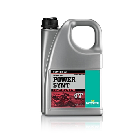 Ulei motor Motorex Power Synt 10W50 4T 4L disponibil in ambalaj de 4 L. Asigura protectie si performanta optima in conditii variate.
