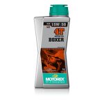 Ulei motor Motorex Boxer 15W50 4T 1L este un ulei de motor in patru timpi cu vascozitate 15W50