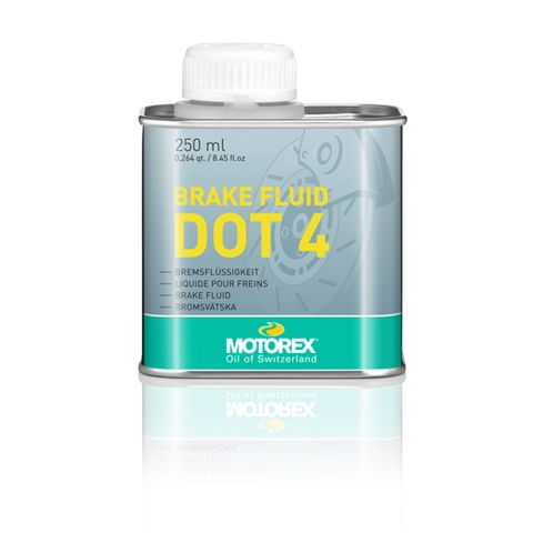 Lichid frana Motorex DOT 4 250G disponibil in ambalaj de 250 GR. Asigura protectie si performanta optima in conditii variate.