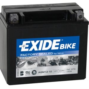 Baterie Moto Exide - AGM12-10 AGM Ready +ST