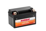 Baterie moto Rombat  calitate romaneasca pentru pornire rapida si fiabila in orice conditii. Tehnologie fara mentenanta si rezistenta sporita la vibratii.