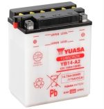 Baterie Moto Yuasa - YB14-A2 12V 14AH 175A (DC Fara Acid)