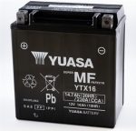 Baterie Moto Yuasa - YTX16 12V 14AH 230A (WC)