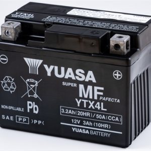 Baterie Moto Yuasa - YTX4L 12V 3AH 50A (WC)